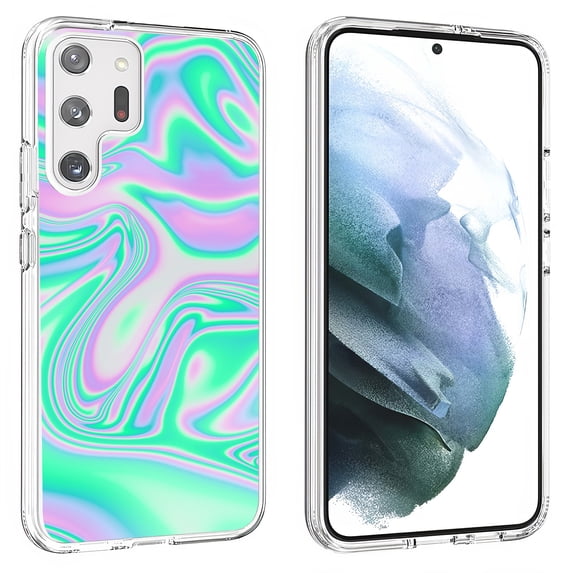 TalkingCase Slim Phone Case Compatible for Samsung Galaxy S23 Ultra 2023, Abstract Design Print, Lightweight, Flexible, USA