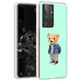 thumbnail image 1 of TalkingCase Slim Phone Case for Samsung Galaxy S21 Ultra 5G, S30 Ultra, (Not S21,S21+), Teddy Bear Relax Print, Lightweight,Flexible,Soft, USA, 1 of 7