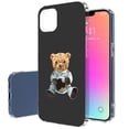 thumbnail image 1 of TalkingCase Thin Gel Phone Case Cover Compatible for Apple iPhone 13, Astronaut Teddy Print, USA, 1 of 7