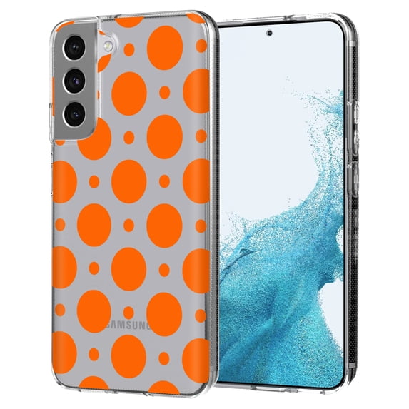 TalkingCase Thin Slim Case Compatible for Samsung Galaxy S22 5G, Polka Dot 19 Print, Lightweight, Flexible, Soft, USA