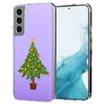 thumbnail image 1 of TalkingCase Thin Slim Case Compatible for Samsung Galaxy S22 5G, Xmas Tree Print, Lightweight, Flexible, Soft, USA, 1 of 7