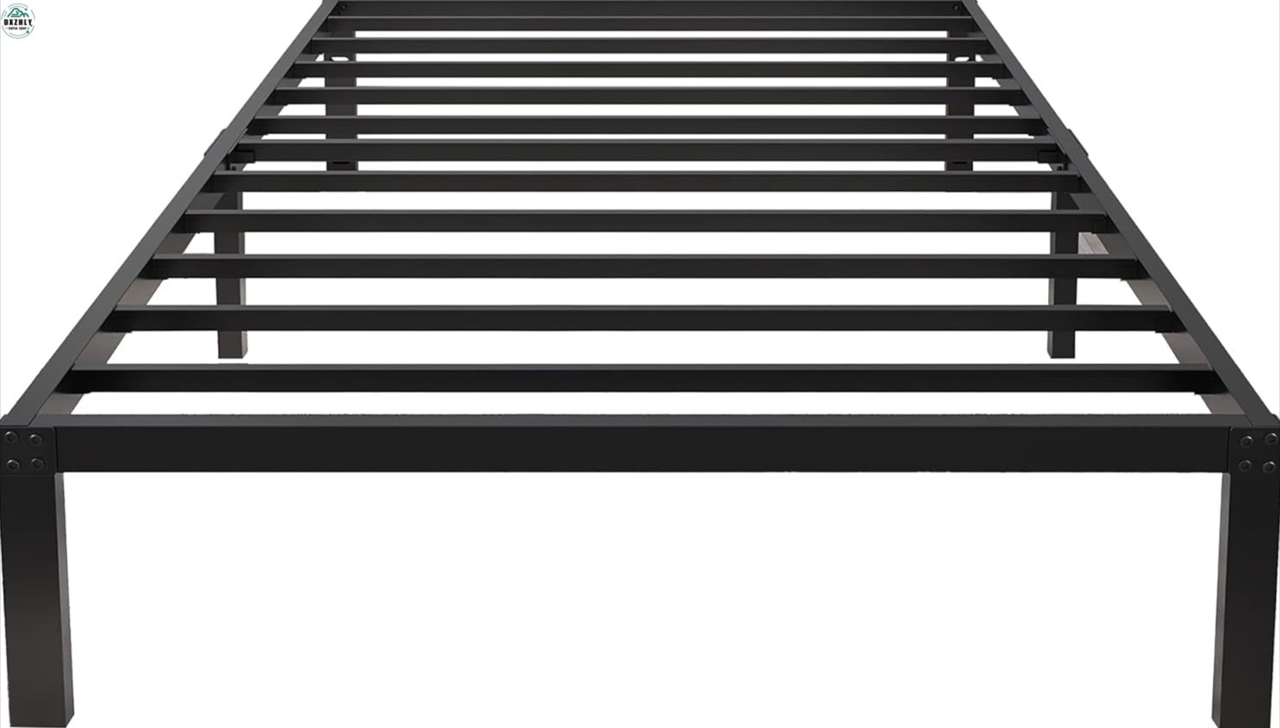 Tall 3500lbs Heavy Duty Bed Frame Metal Platform/Maximum Storage