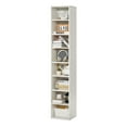 thumbnail image 1 of White Wooden 5-Tier Bookshelf, 68" Floor Standing Open Bookcase Organizer for Display and Storage in Bedroom, Living Room, 1 of 11