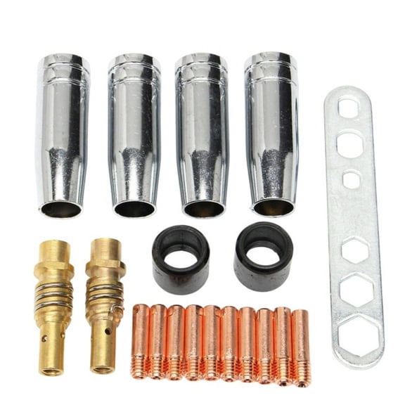 Tall Accuracy MOVE Welding Contact Tip Nozzle Set Heat Resistant Permanent Metal Building for Stable Welding Execution