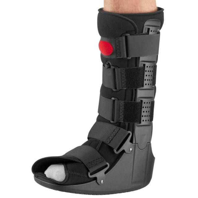 Tall Air Walking Boot NonDisplaced Ankle Fracture, Metatarsal