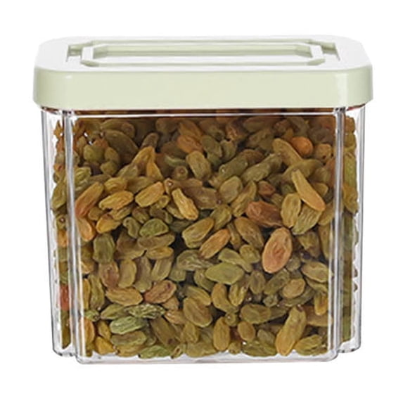 Tall Airtight Food Storage Containers with Lids | Suitable for Cereal, Flour, Pasta & Pantry Organization | Clear Plastic Kitchen Jars