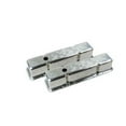 thumbnail image 1 of Tall Aluminum Flame Valve Cover with Hole for 1958-1986 SBC, Polished, 1 of 1