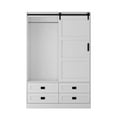 Tall Bedroom Armoire Wardrobe Closet Clothing Storage with