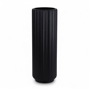 Tall Black Plastic Vase 16 Inch Modern Home Living Room Office Decor Floor Vase 1 Count