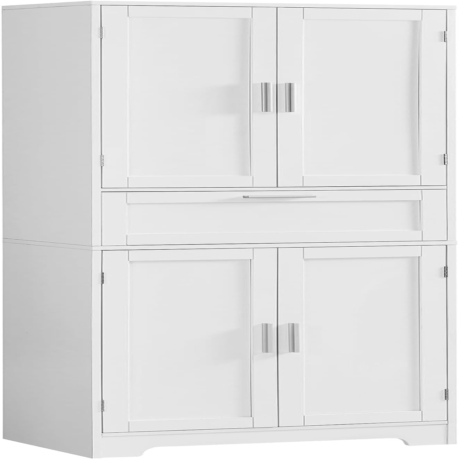 Tall Pantry with 1 Large Drawer & 2 Adjustable Shelves