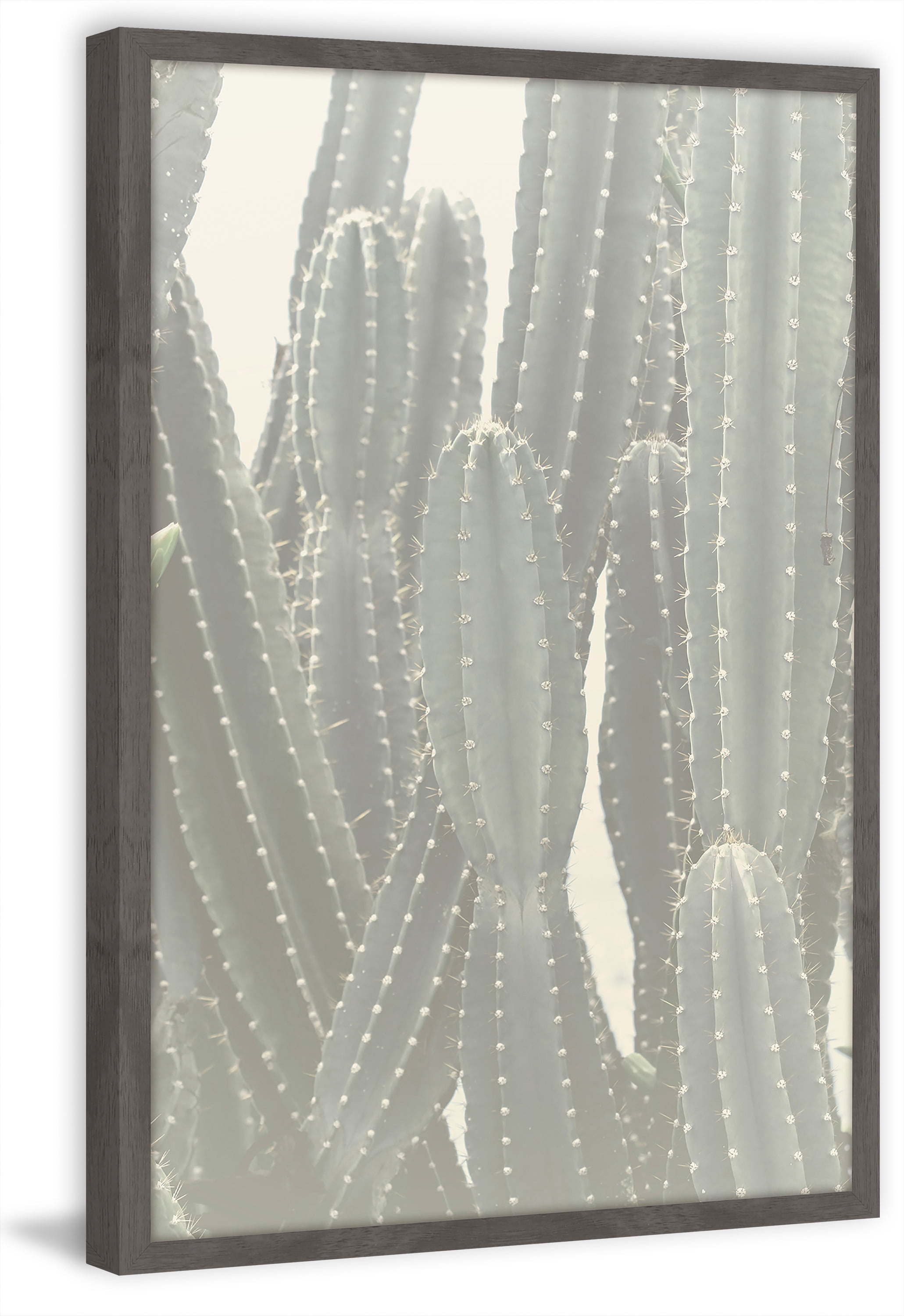 Tall Cactus Framed Painting Print