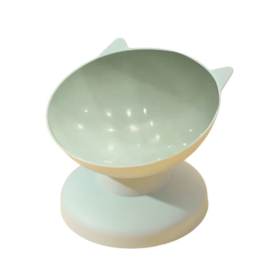 Tall Cat Bowl Raised Oblique Mouth, Elevated Cat Food Feeding Bowl with Anti Tumble Tilted Design, Detachable Pet Feeder for Cats Small Medium Dogs, Indoor Use, 4.6"x4.1"