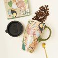 thumbnail image 1 of Tall Ceramic Mugs 17 oz. Coffee Cups Sealed Lid Mug with Color Box Animal, 1 of 6