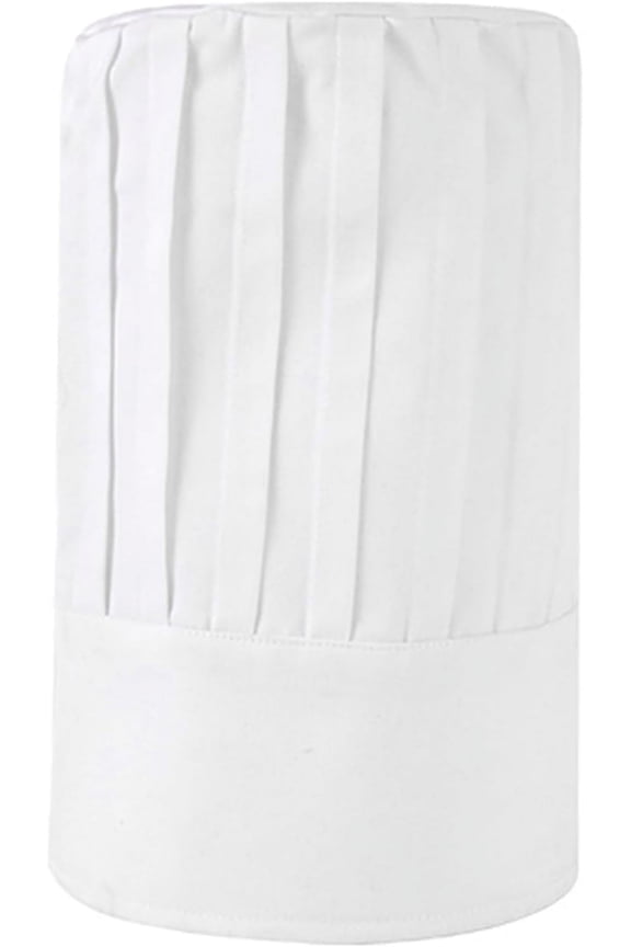 Tall Chef Hat Adjustable Elastic Baker Cooking Grilling BBQ Chef Cap for Adult and Children with Breathable Mesh Top (White)