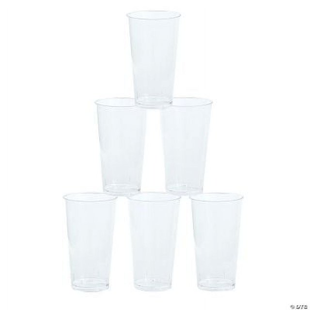 Tall Clear Plastic Shot Glasses, Birthday, Party Supplies, 50 Pieces