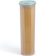 thumbnail image 1 of SIGNORA WARE Tall Spaghetti Pasta Storage Container 37 oz Airtight Leakproof Blue, 1 of 5
