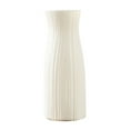thumbnail image 1 of Tall Conic Flower Vase, Ceramic-Look Plastic Decorative Vase, for Home Living Room Dining Wedding Bouquet Decor (White), 1 of 6