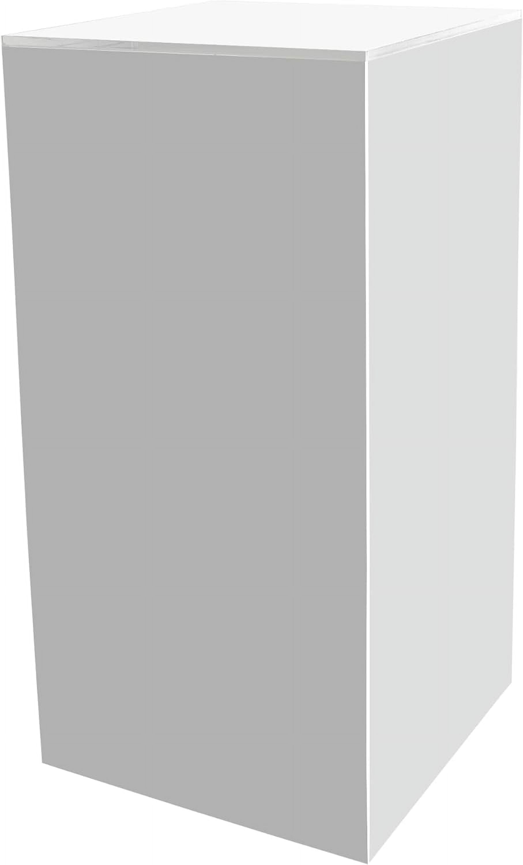 Tall Display Box White Pillar 12 X 12 X 24 Hollow Pedestal 5 Sided tall-display-box-white-pillar-12-x-12-x-24-hollow-pedestal-5-sided