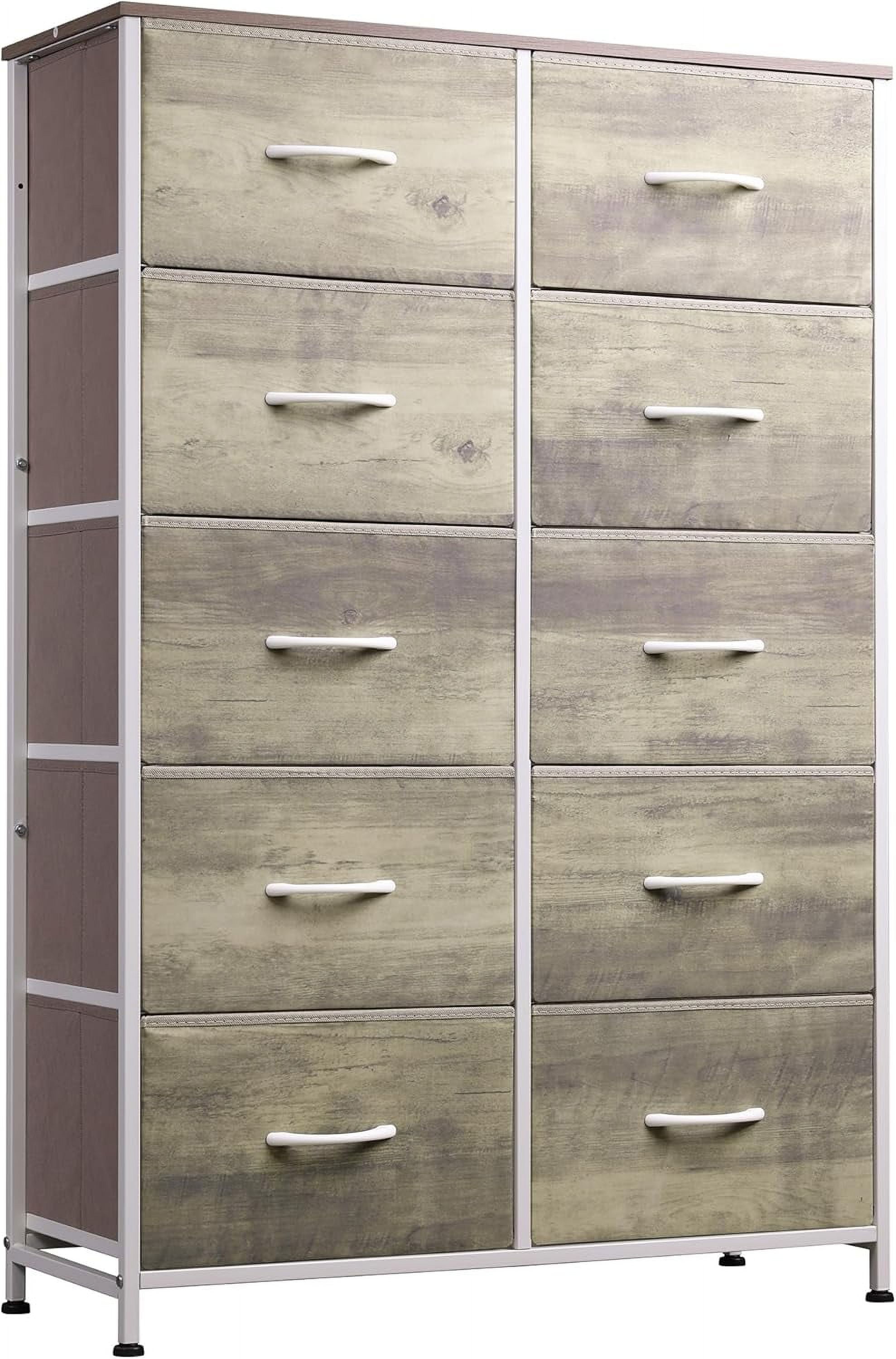 Tall Dresser for Bedroom with 10 Drawers, Chest of Drawers, Dressers ...