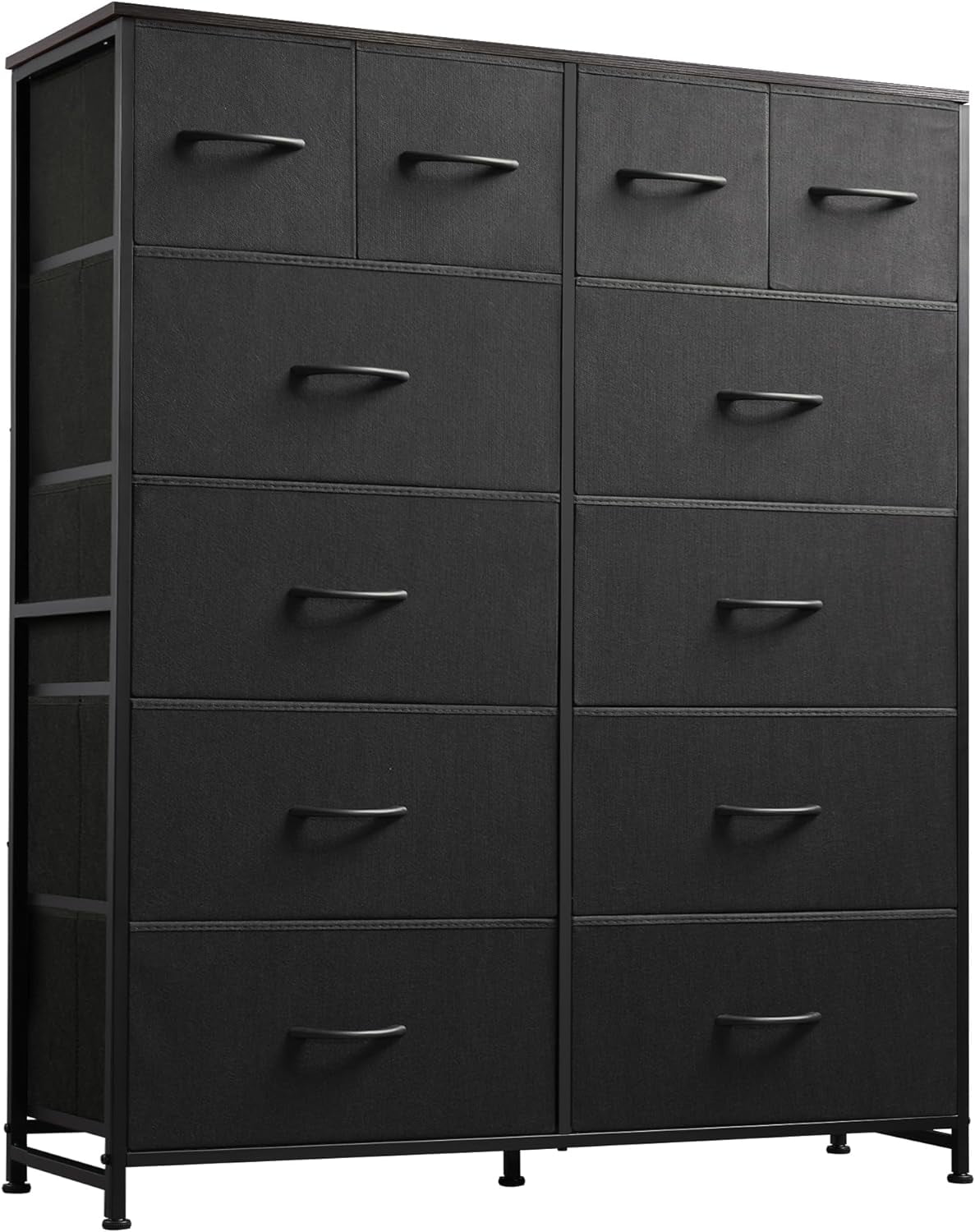 Tall Dresser for Bedroom with 12 Drawers, Chests of Drawers, Fabric ...