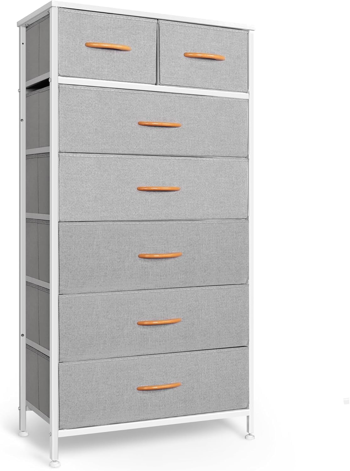 Tall Dresser for Bedroom, Vertical Storage Organizer Tower with 7 ...