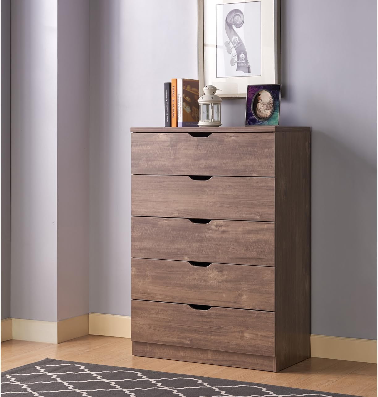 Tall Dressers for Bedroom 5 Drawer Dresser Black Dresser and Tall