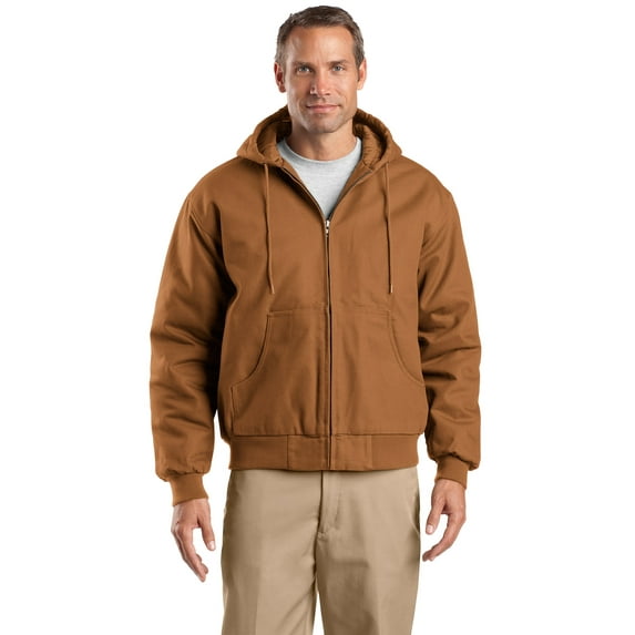 Tall Duck Cloth Hooded Work Jacket