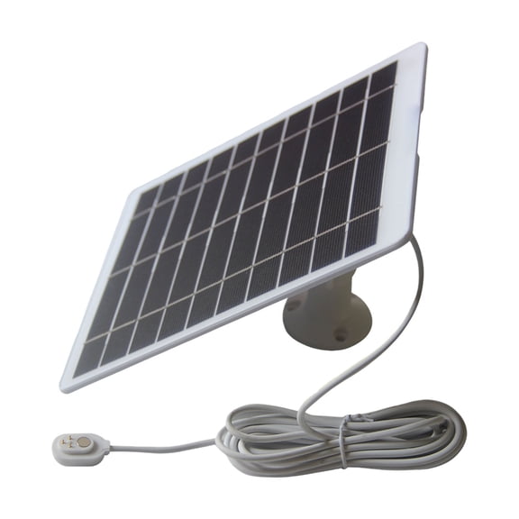 Tall Efficiency Monocrystalline Solar Device Panel for Security Cameras Highlighting 5W 5V Output Ensuring Consistent Power Supply in Strong Conditions