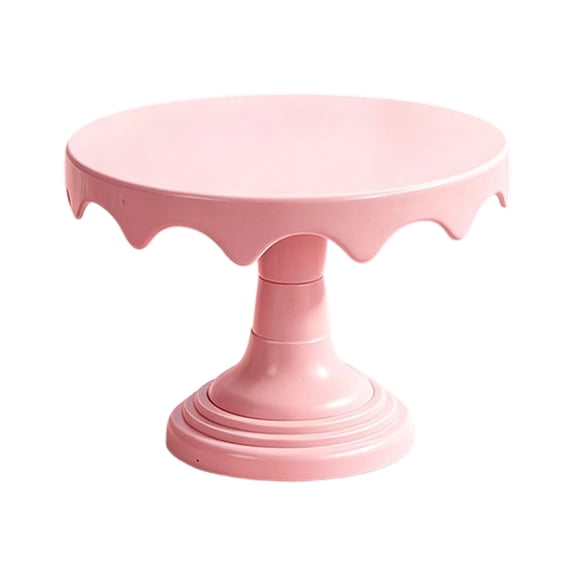 Blue Racking Tray Elevated Cake Stand Abs Wavy Edge Tall Pedestal Dessert Display Rack ...