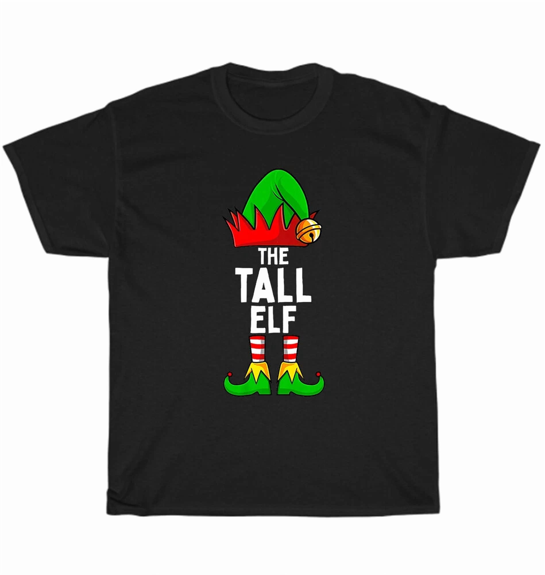 Tall Elf Family Matching Christmas for Men and Women for Holiday Pajama Group up to 5XL