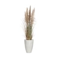 thumbnail image 1 of Tall Faux Pampas Grass | 70.9” Tall grass in planter | Vintage Home, 1 of 8