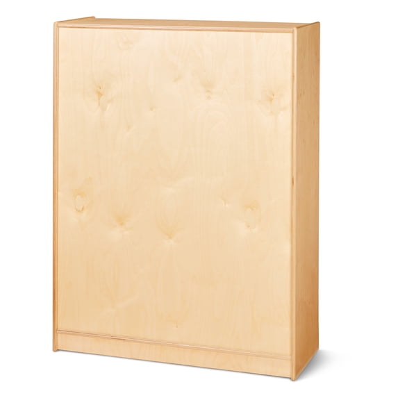 Tall Fixed Straight-Shelf Bookcase - Plywood Back