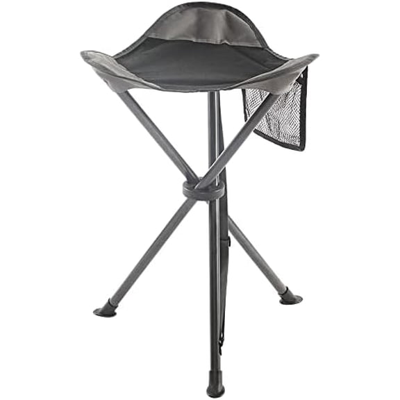 Tall Folding Tripod Stool for Outdoor Camping Walking Hunting Hiking Fishing Travel, Support 225 lbs
