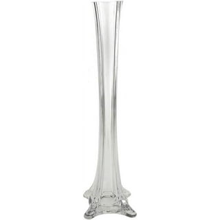 12pc Wedding Eiffel Tower vase Centerpiece Decorations Clear White Black-6  Size