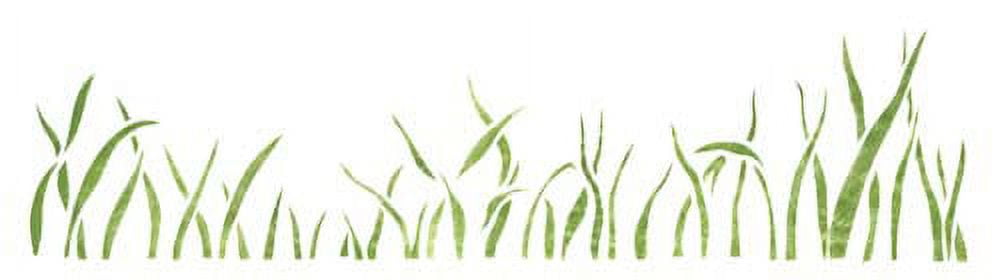 Tall Grass Wall Stencil SKU #2094 by Designer Stencils - Walmart.com tall-grass-wall-stencil-sku-2094-by-designer-stencils-walmart-com