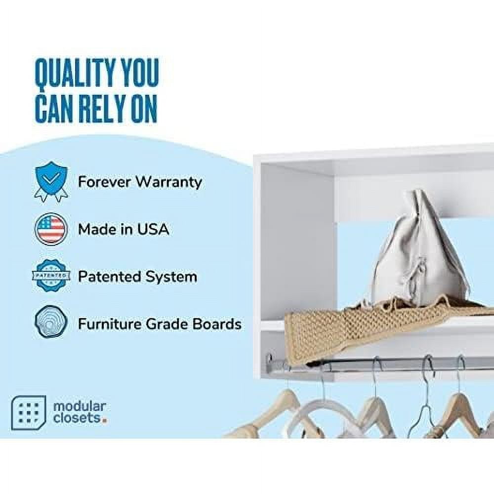 Tall Hanging Closet Unit Modular Closet System For Hanging Corner