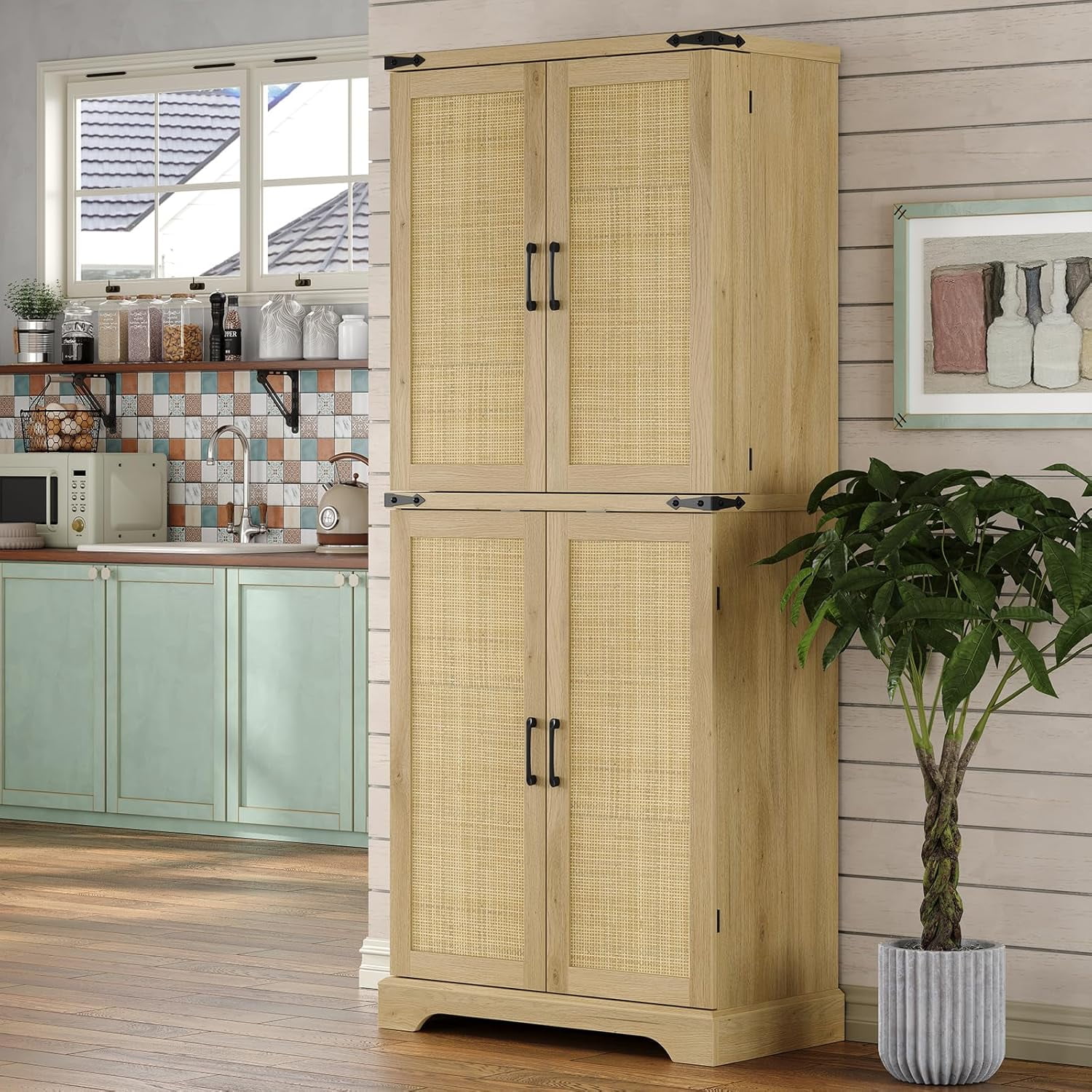 Tall Kitchen Storage with Doors, Organizer, Kitchen
