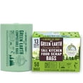 thumbnail image 1 of Tall Kitchen Food Scrap Trash Bags, Superior Strength 0.9 Mil, Compost Bin Compatible, 13 Gallon, 49 Liter, 50-Count, AS D6400, BPI (US) & OK Home (EU) Certified, 1 of 4