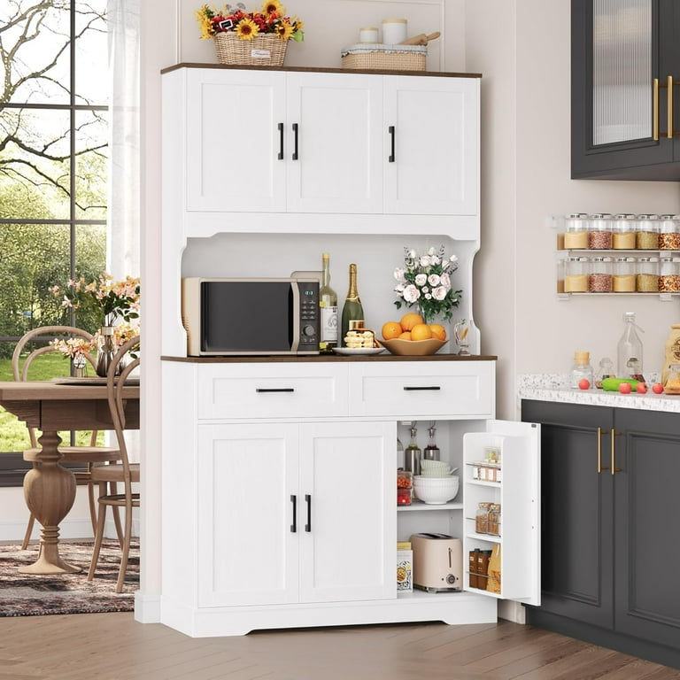 Pantry Cabinet Cozy Castle White 71