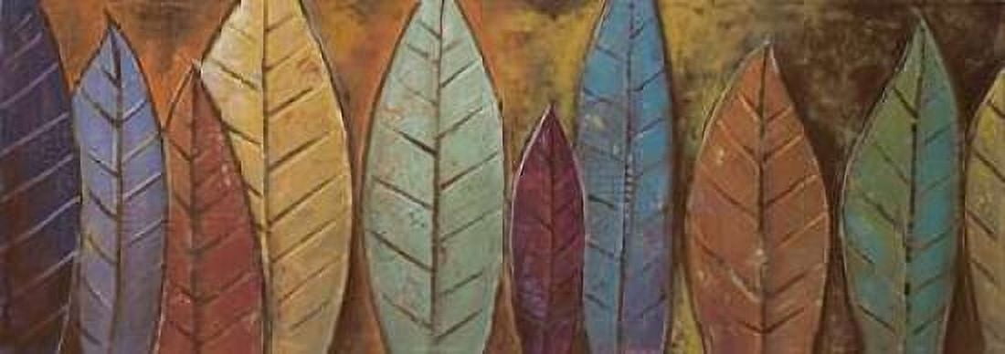 Tall Leaves I Canvas Art - Patricia Pinto (24 x 48)