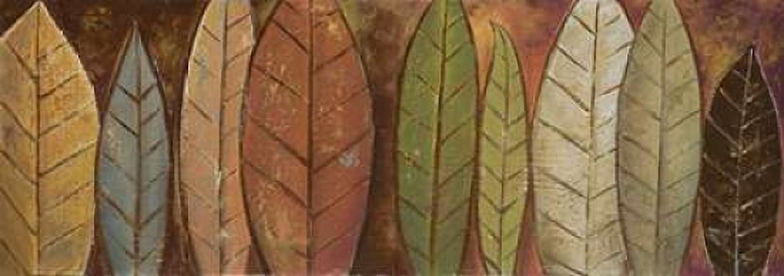 Tall Leaves II Canvas Art - Patricia Pinto (24 x 48)