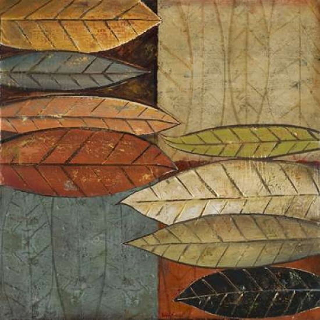 Tall Leaves Square I Canvas Art - Patricia Pinto (24 x 24)