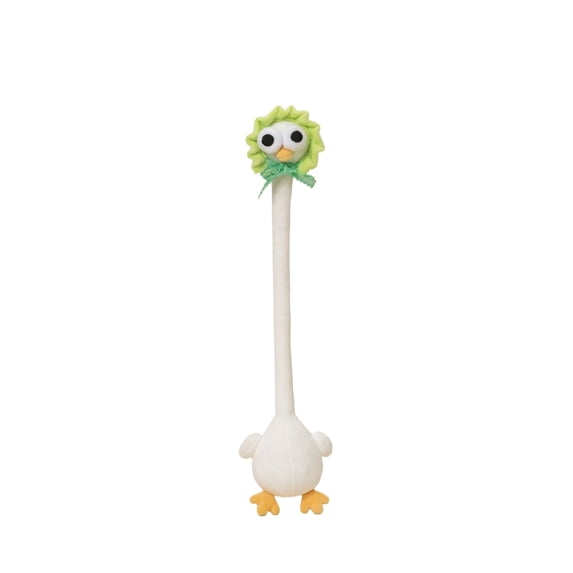 Tall Long Neck Cute Plush, 30 in Light Green Ruffled Trim, Brown Bedroom Decor, Dachshund Decor, Toys Story Bedroom Decor, 1 Pc