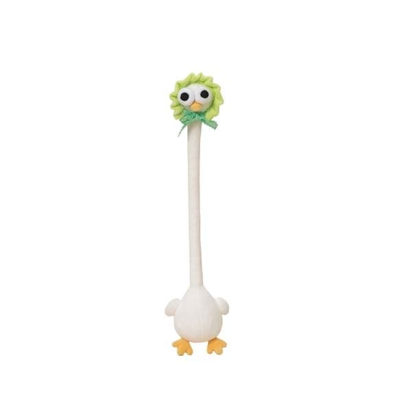 Tall Long Neck Cute Plush, 30 in Light Green Ruffled Trim, Brown Bedroom Decor, Dachshund Decor, Toys Story Bedroom Decor, 1 Pc