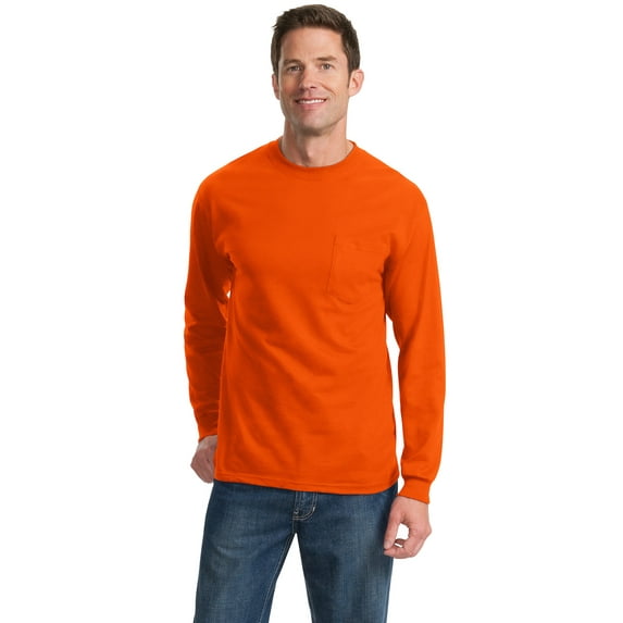 Tall Long Sleeve Essential TShirt with Pocket