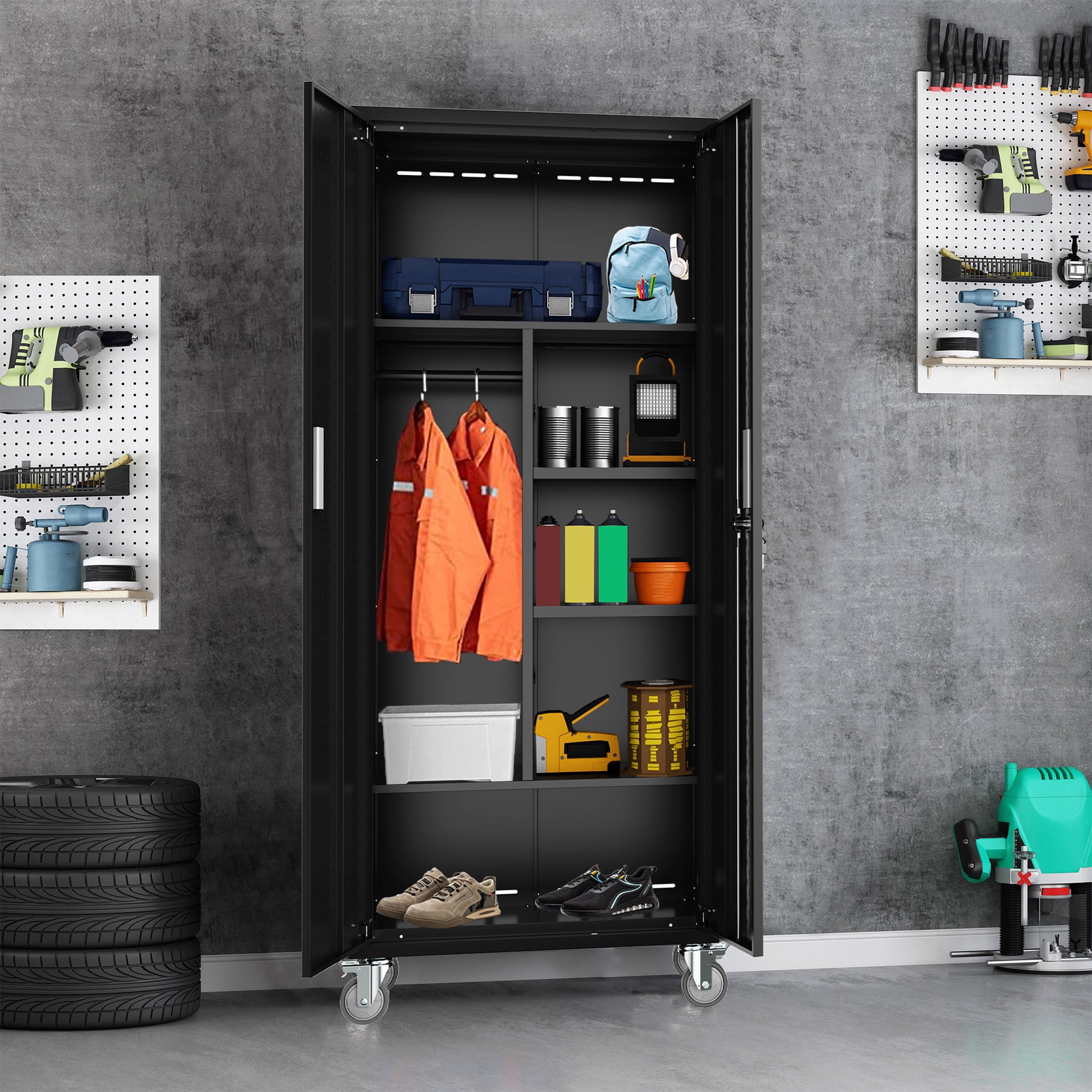 Tall metal storage deals