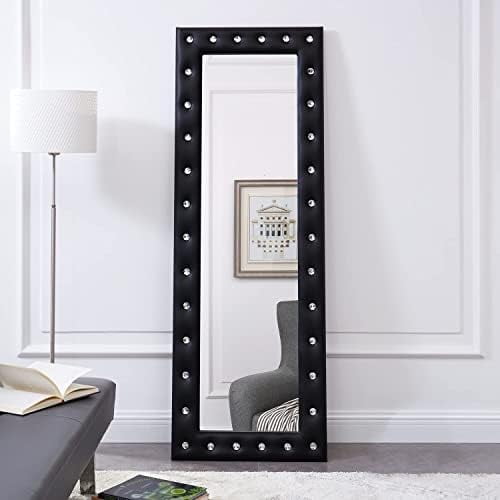 Tall Mirror Full Body Oversize Mirror Crystal Tufted Full Length Huge