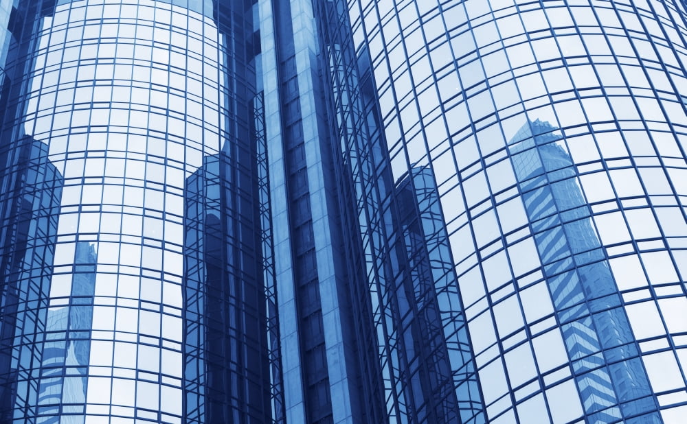 Tall Modern Office Buildings Canvas Art - Design Pics Vibe Design Pics (17 x 10)
