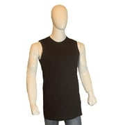 STYLLION Tall Muscle Shirt MS (Black, 3XLT)