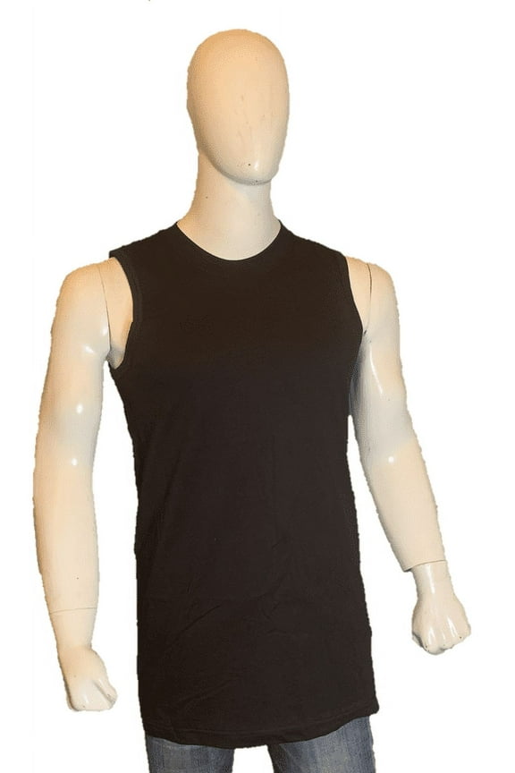 Tall Muscle Shirt MS (Black, 3XLT)